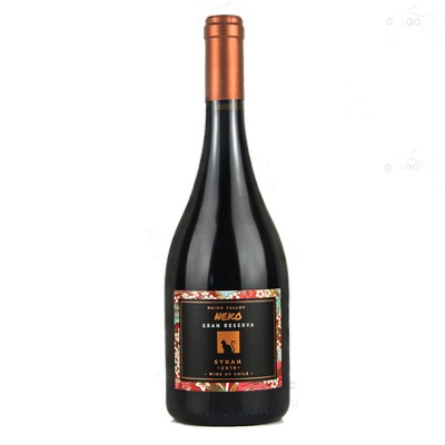 智利迈坡谷喜乐猫佳西拉特级珍藏干红葡萄酒