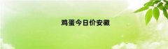 鸡蛋今日价安徽