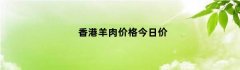 香港羊肉价格今日价