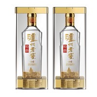 有券的上：泸州老窖 特曲晶彩 52度 浓香型白酒 500mL*2瓶