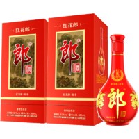 LANGJIU 郎酒 红花郎 红十 第四代 53%vol 酱香型白酒500ml*2