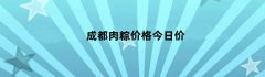 成都肉粽价格今日价（肉粽子价格）
