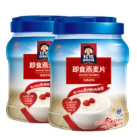 QUAKER 桂格 经典原味即食燕麦片 1000g*2罐