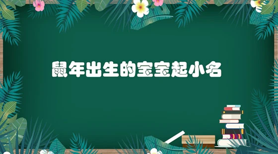 鼠年出生的宝宝起小名