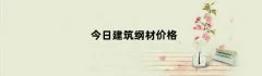 今日建筑纲材价格（今日建筑材料价格）