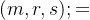 (m,r,s);