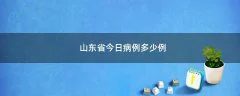 山东省今日病例多少例