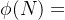 \phi(N)