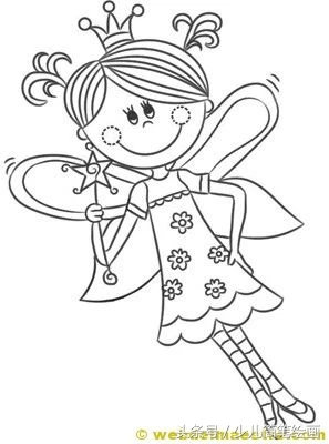 少儿简笔画 卡通人物简笔画 稻草人小朋友小精灵 好可爱哦