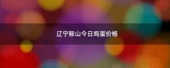 辽宁鞍山今日鸡蛋价格