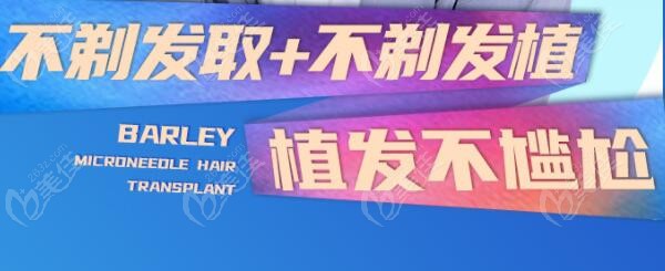 大麦微针不剃发植发价格