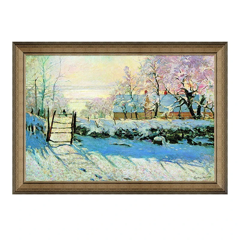 为什么说没有看过莫奈的雪景，就不知道什么叫唯美~