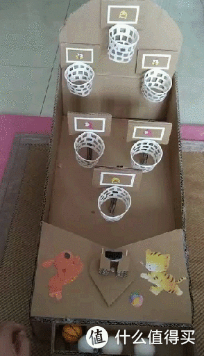 简易小手工：小朋友的投篮玩具