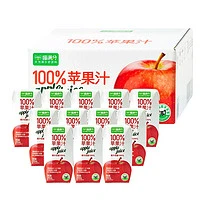 88VIP：喵满分 100%纯果汁饮料 苹果汁200ml*12盒