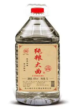60度四川绵竹五粮酒高度泡药酒5L