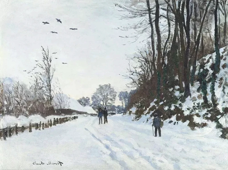 为什么说没有看过莫奈的雪景，就不知道什么叫唯美~