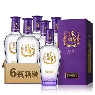 毛铺紫荞酒毛铺苦荞酒52度500ml*6瓶箱装高度酒