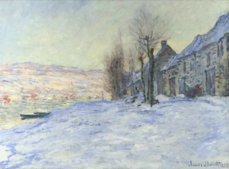 为什么说没有看过莫奈的雪景，就不知道什么叫唯美~