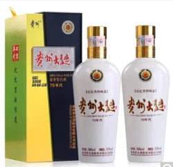 MOUTAI 茅台 贵州大曲70年代 酱香型白酒 53度 500mL 2瓶