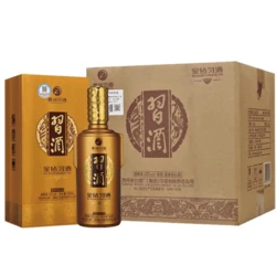 XIJIU 习酒 贵州53度酱香型 金钻酒500ML*6