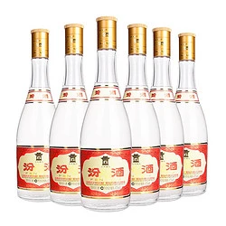 汾酒 黄盖汾 53%vol 清香型白酒 475ml*6瓶