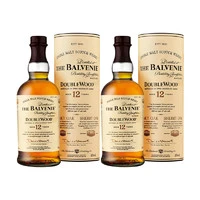 88VIP：THE BALVENIE 百富 Balvenie 百富 12年 双桶 单一麦芽 苏格兰威士忌 700ml×2瓶