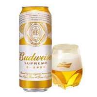 Budweiser 百威 金尊啤酒 单一麦芽 500ml*18听