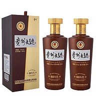 MOUTAI 茅台 贵州大曲酒 80年代 500ml*6整箱 53度酱香型白酒 53度 500mL