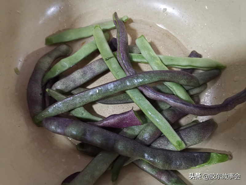 两种胶东风味的秋芸豆吃法:肉炒芸豆丝和芸豆打卤面