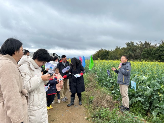 油菜推介活动现场