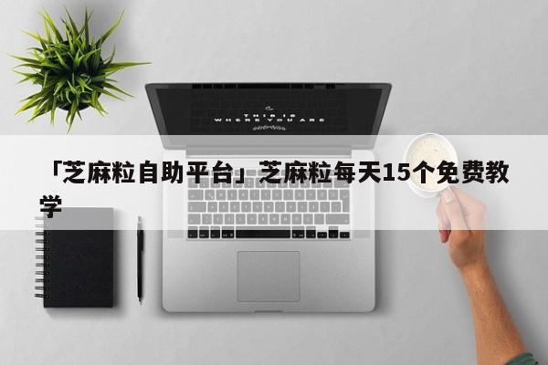 「芝麻粒自助平台」芝麻粒每天15个免费教学
