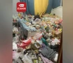 俩女孩欠租离开留下满屋垃圾