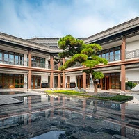 含双餐+全程不加价！瘦西湖中心区域，还有真温泉入户！扬州隐居瘦西湖温泉度假酒店 隐·庭院温泉双床房（私汤入户）1晚（含双早+正餐+温泉等）