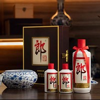 LANGJIU 郎酒 郎牌 郎酒子母郎 500ml*1瓶+100ml*2瓶礼盒  53度酱香型高度白酒