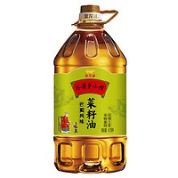 金龙鱼 外婆乡小榨 菜籽油 5L巴蜀风味非转基因 物理压榨桶装（+70ml香油）