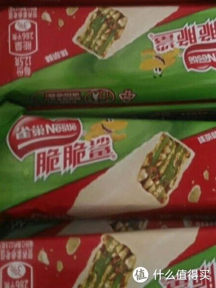 雀巢脆脆鲨清新抹茶186g盒装纯可可脂夹心威化抹茶饼干休闲零食茶味的品评