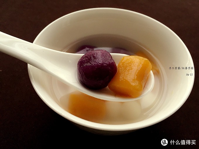 妹纸自制夏日小甜品：Q弹手工芋圆 & 紫薯冰激凌