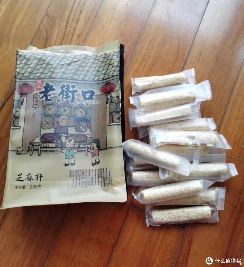 老街口芝麻杆250g芝麻棒棍糖灶零食小吃糕点