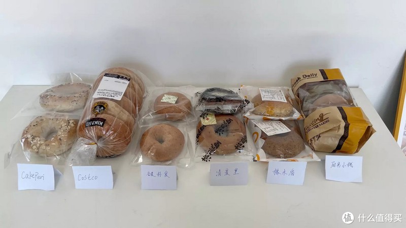 六款热门贝果面包测评 健身减脂期间的优质碳水 哪款热量低？哪款口感好 附赠两道美食料理