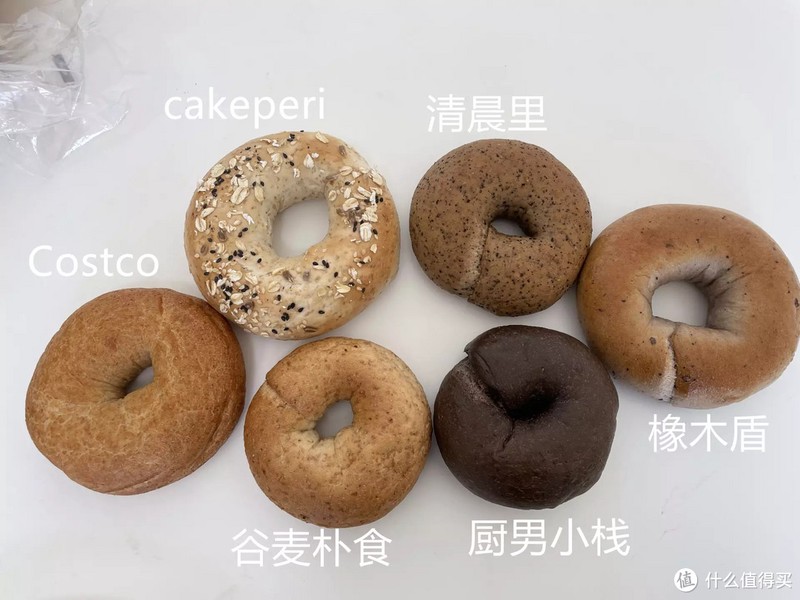 六款热门贝果面包测评 健身减脂期间的优质碳水 哪款热量低？哪款口感好 附赠两道美食料理