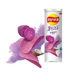 Lay's 乐事 薯片工坊 紫薯薯片 椰奶味 104g