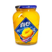 概率券：真心食品 真心 黄桃水果罐头760g*2玻璃瓶装  整箱装