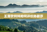 王楚钦妈妈如何评价孙颖莎