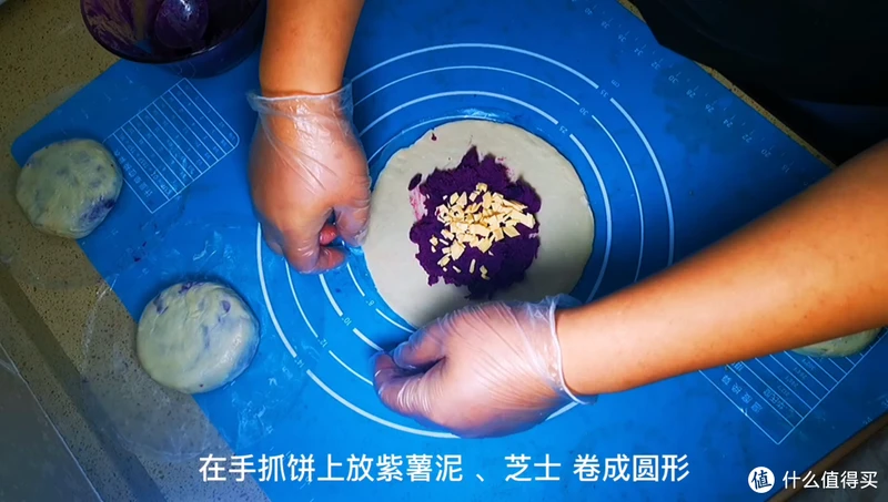 怎么吃也吃不胖的低脂低卡解馋小零食香酥紫薯饼,好吃不油腻
