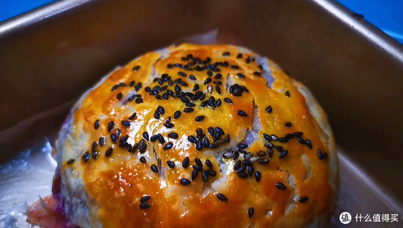 怎么吃也吃不胖的低脂低卡解馋小零食香酥紫薯饼,好吃不油腻
