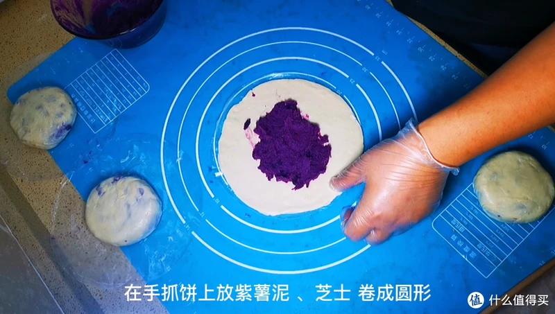 怎么吃也吃不胖的低脂低卡解馋小零食香酥紫薯饼,好吃不油腻