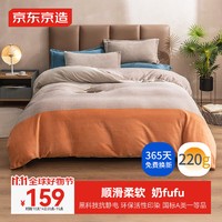 京东京造 暮霞 维慕丝绒四件套 1.5m床