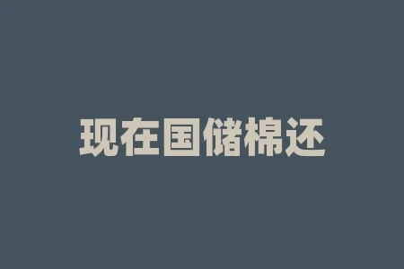 现在国储棉还有多少吨?为何保留如此庞大的棉花库存? 现在国储棉还有多少吨?为何保留如此庞大的棉花库存?