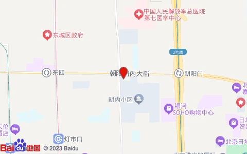 北京市东城区朝阳门内大街150号-2号位置示意图