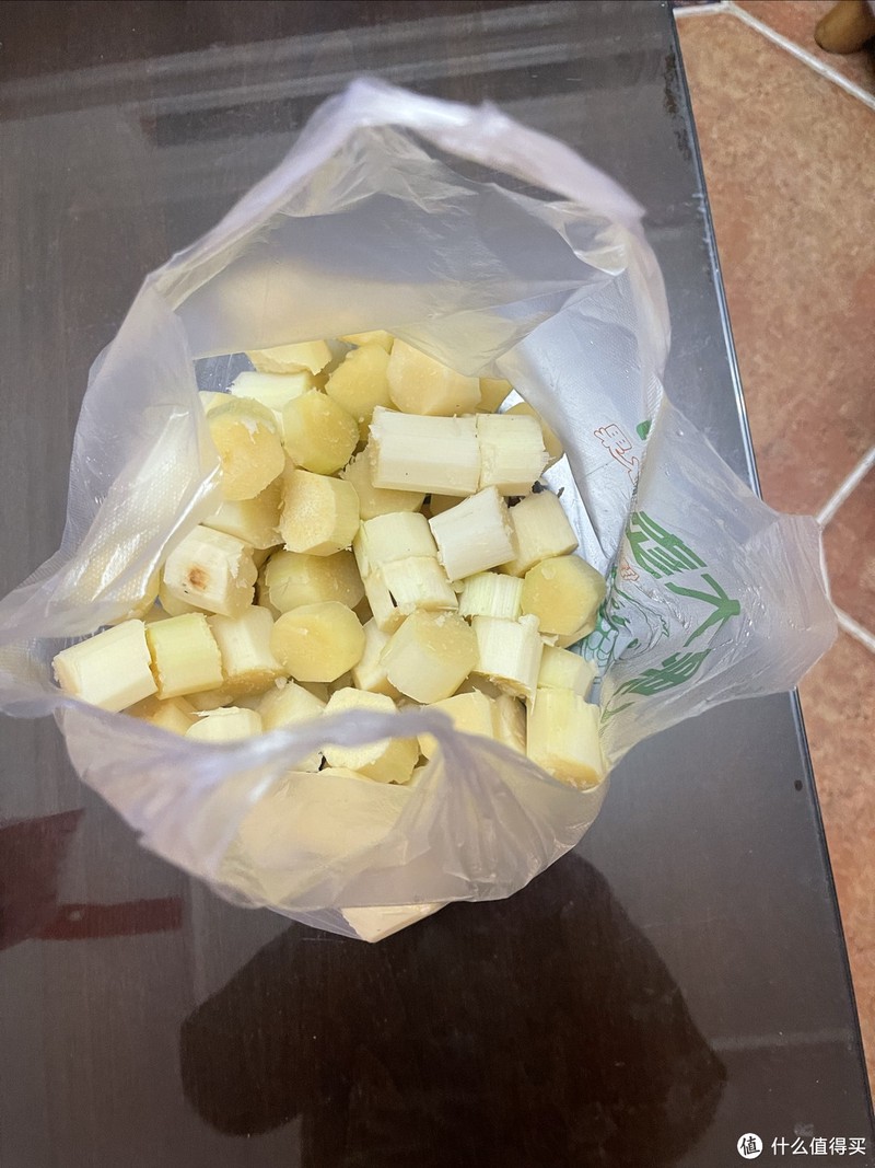 双十一买了些甘蔗,超甜超好吃